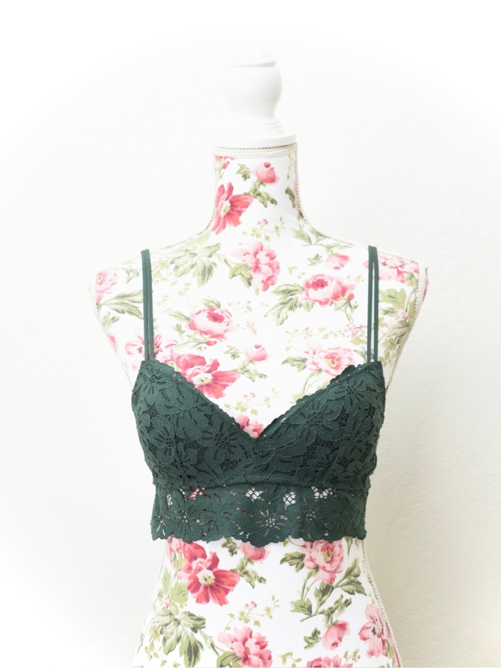 American Eagle Aerie Push-Up Convertible Bralette - Forest Green